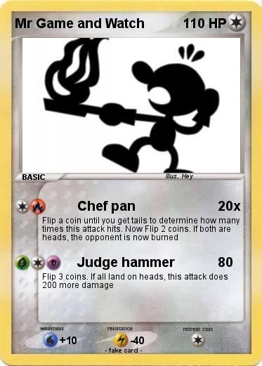 Pokemon Mr Game and Watch