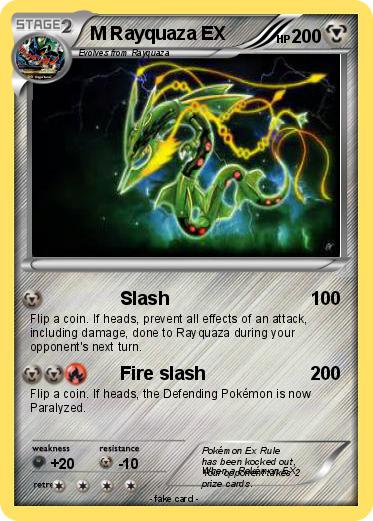 Pokemon M Rayquaza EX