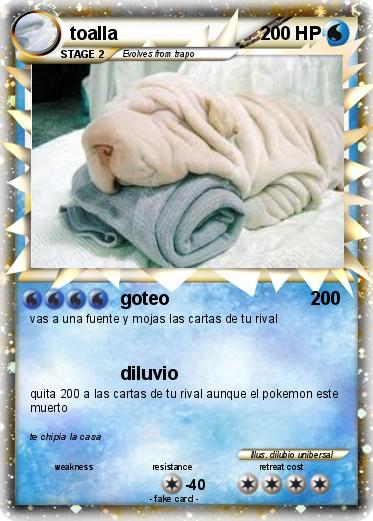 Pokemon toalla