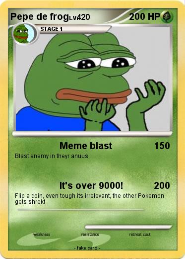 Pokemon Pepe de frog