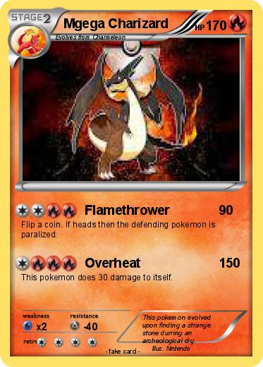 Pokemon Mgega Charizard