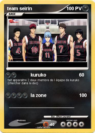 Pokemon team seirin