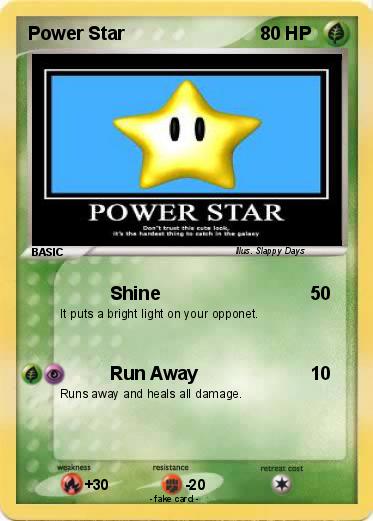 Pokemon Power Star
