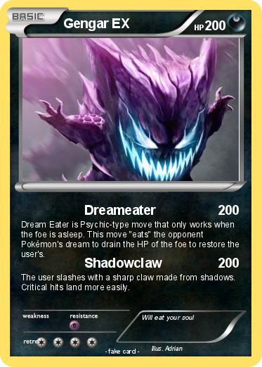 Pokemon Gengar EX