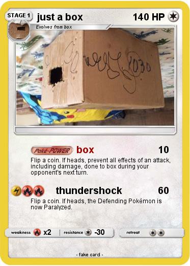 Pokemon just a box