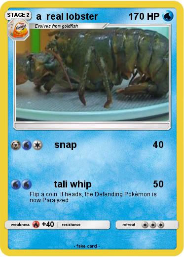 Pokemon a  real lobster