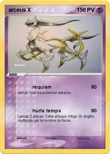 Pokemon arceus X