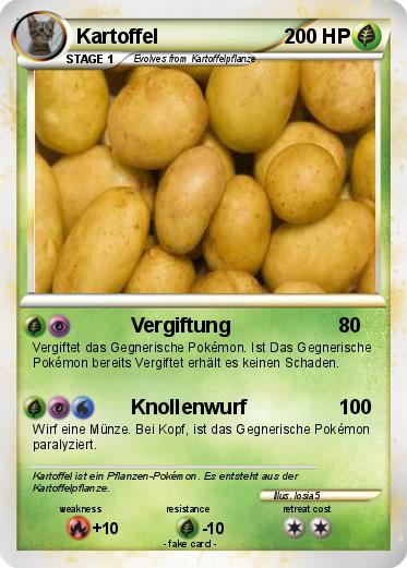 Pokemon Kartoffel