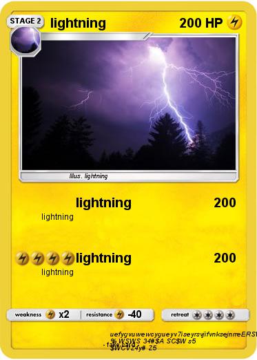 Pokemon lightning