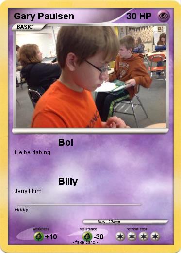 Pokemon Gary Paulsen