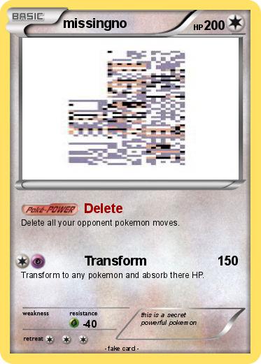 Pokemon missingno