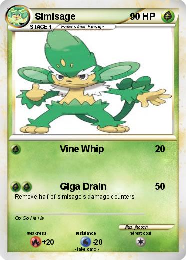 Pokemon Simisage