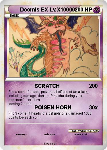 Pokemon Doomis EX Lv.X10000