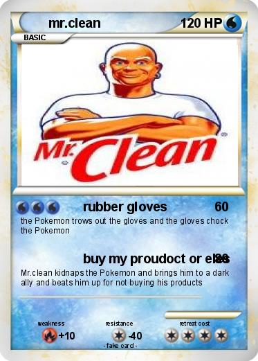 Pokemon mr.clean