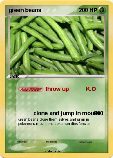 Pokemon green beans