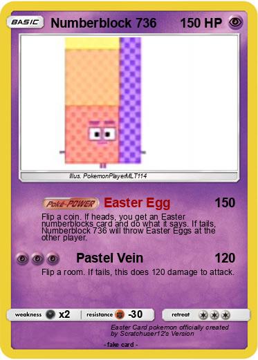 Pokemon Numberblock 736