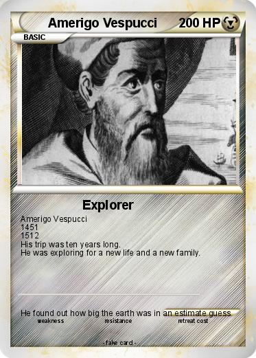 Pokemon Amerigo Vespucci