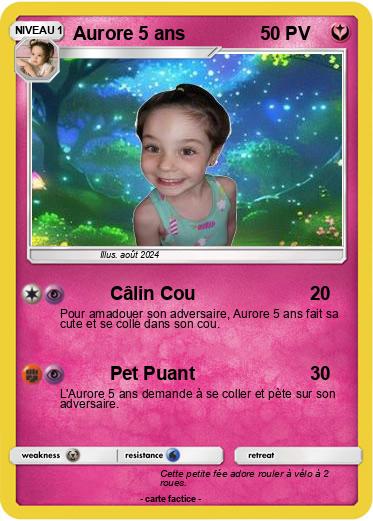Pokemon Aurore 5 ans