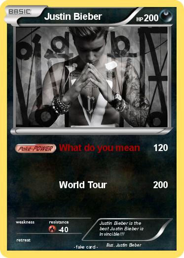 Pokemon Justin Bieber