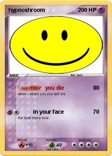 Pokemon hypnoshroom