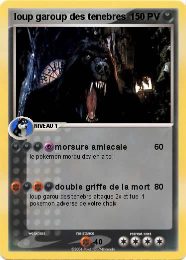 Pokemon loup garoup des tenebres