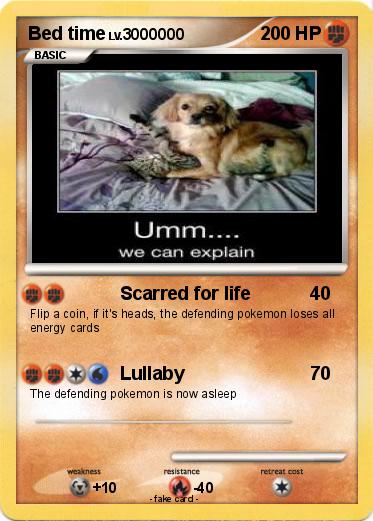 Pokemon Bed time