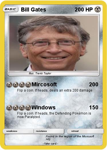 Pokemon Bill Gates