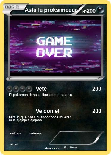 Pokemon Asta la proksimaaaa