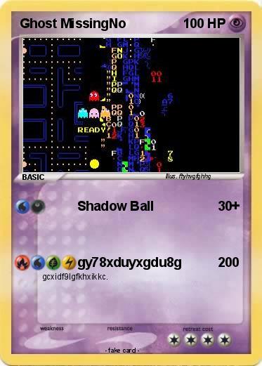 Pokemon Ghost MissingNo