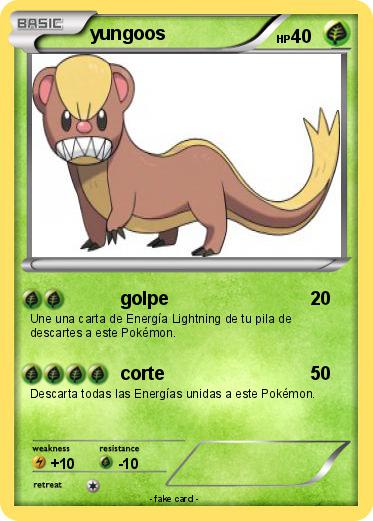 Pokemon yungoos