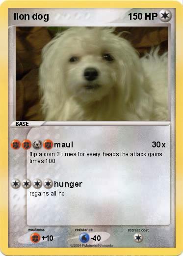 Pokemon lion dog
