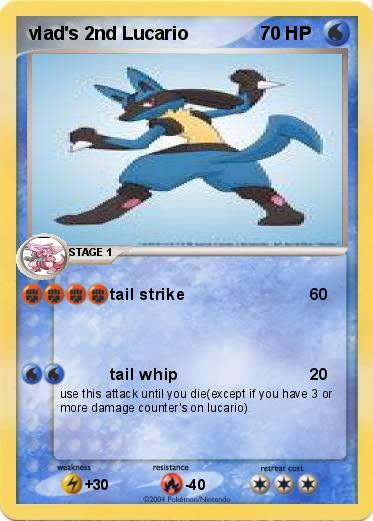 Pokemon vlad's 2nd Lucario