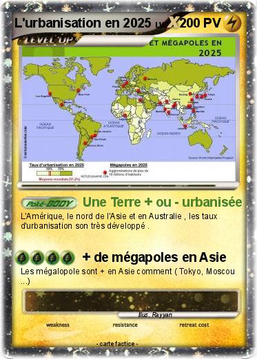 Pokemon L'urbanisation en 2025