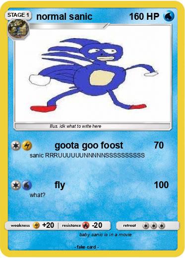 Pokemon normal sanic