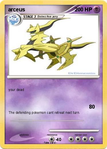 Pokemon arceus