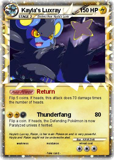 Pokemon Kayla's Luxray