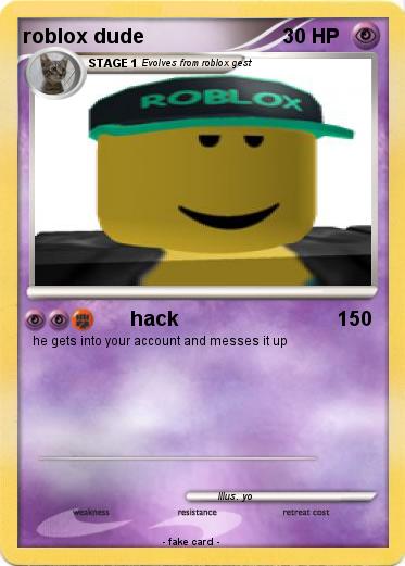 Pokemon roblox dude