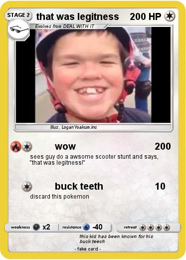 Pokemon that was legitness