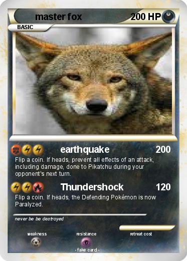 Pokemon master fox