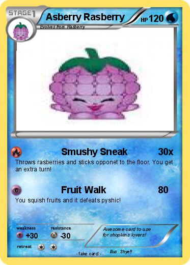 Pokemon Asberry Rasberry