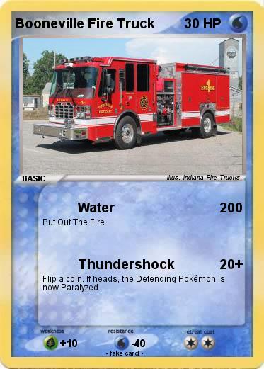 Pokemon Booneville Fire Truck