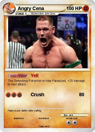 Pokemon Angry Cena