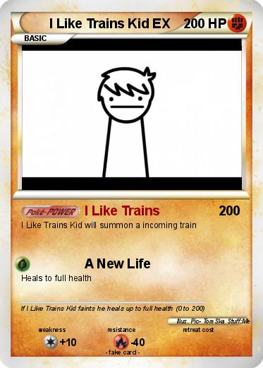 Pokemon I Like Trains Kid EX
