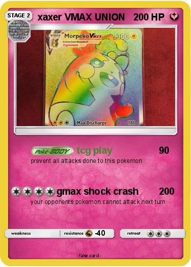 Pokemon xaxer VMAX UNION