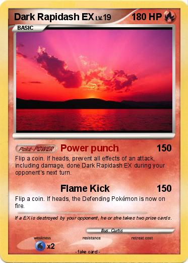 Pokemon Dark Rapidash EX