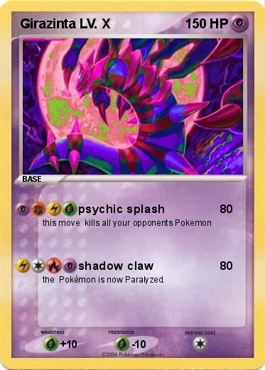 Pokemon Girazinta LV. X