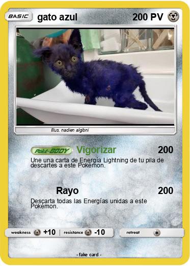 Pokemon gato azul