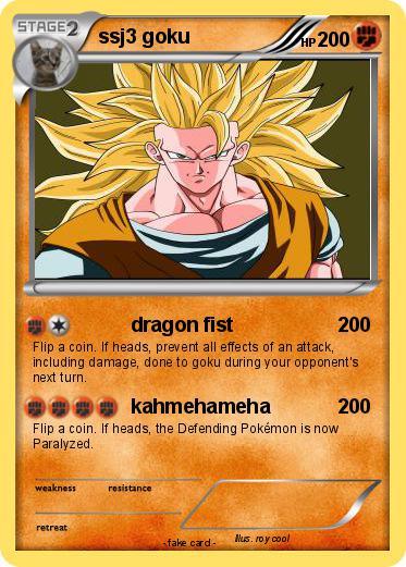 Pokemon ssj3 goku