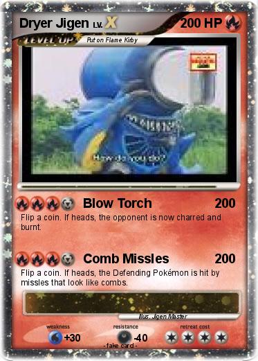 Pokemon Dryer Jigen