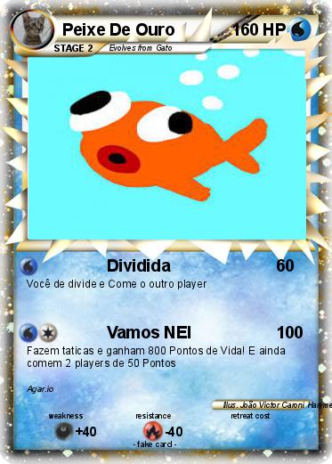 Pokemon Peixe De Ouro